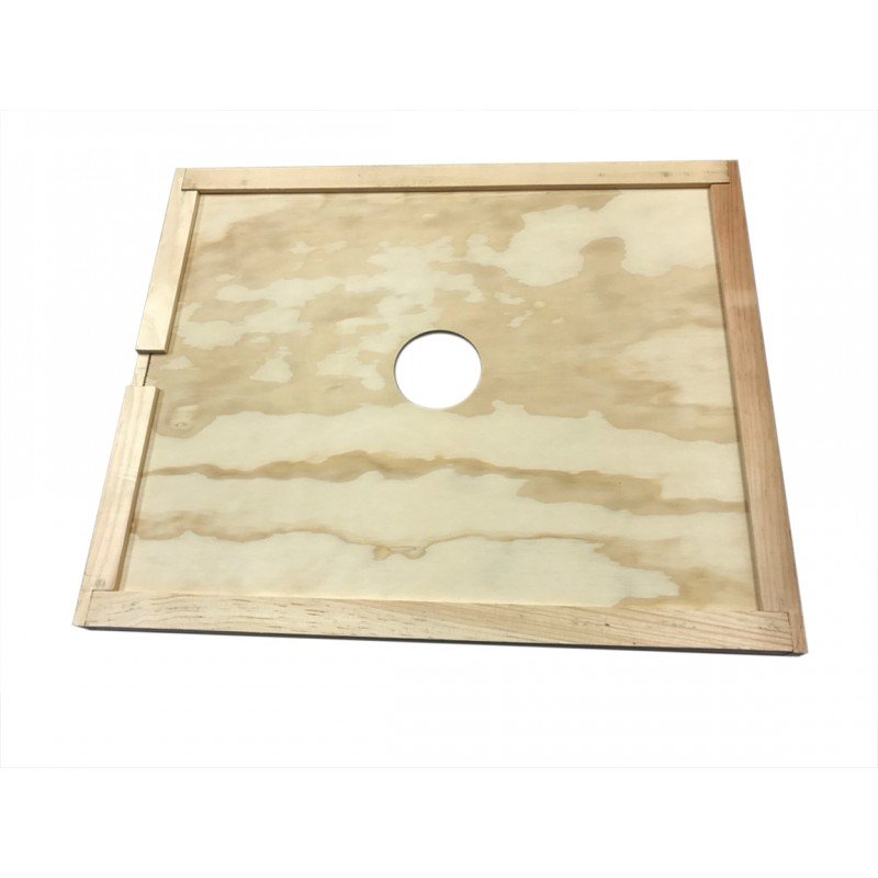 Plywood Inner Cover w/ Feed Hole 8-Frame